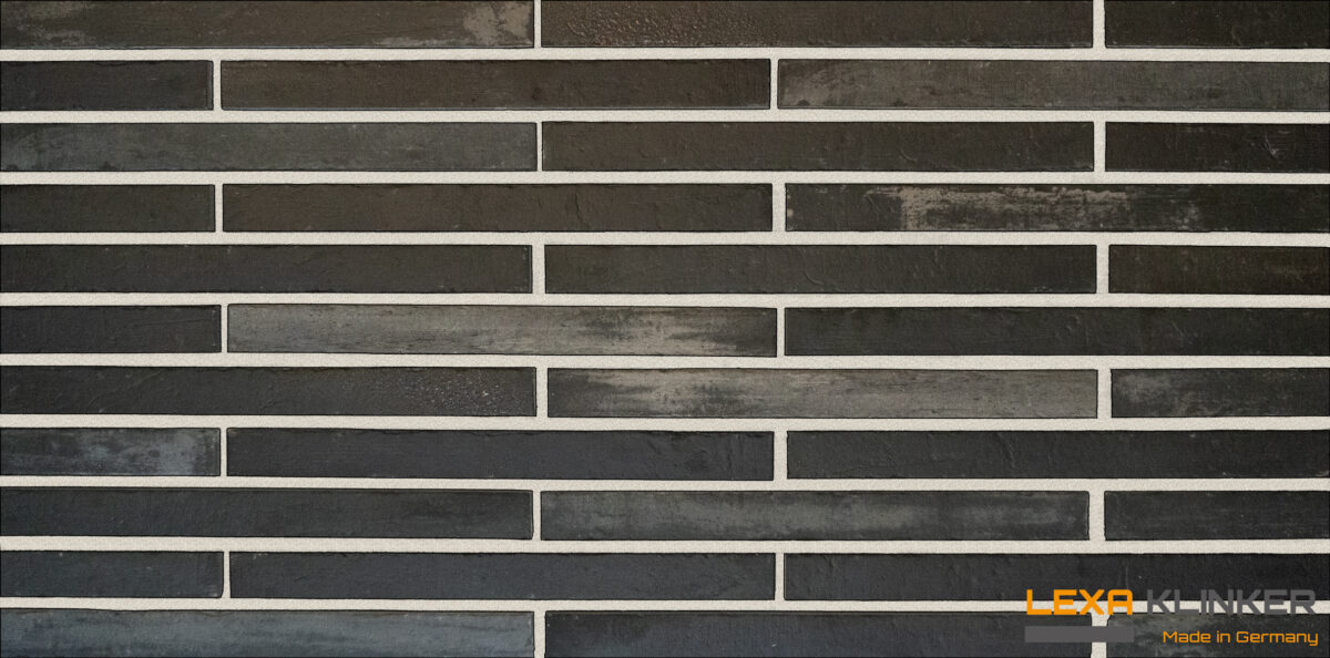 Клинкерная фасадная плитка AACHEN SCHWARZGRAU 468 x 40 mm - Изображение 4