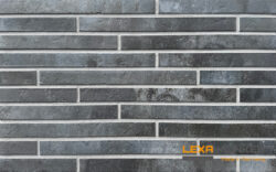 Фасадная клинкерная плитка Hamburg длинного формата в тёмных графитовых и антрацитовых оттенках